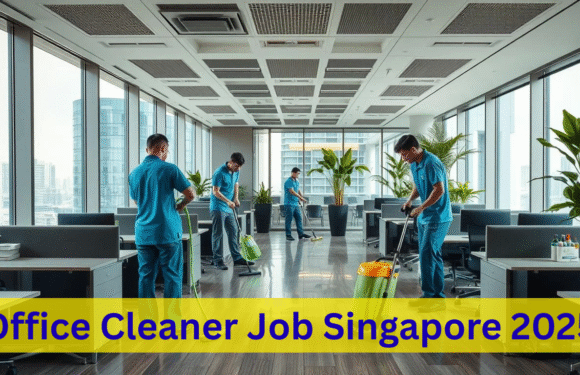 Office Cleaner Job Singapore 2025