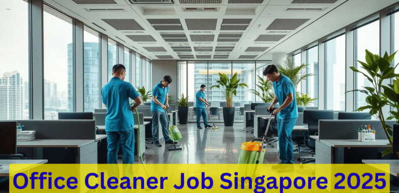 Office Cleaner Job Singapore 2025