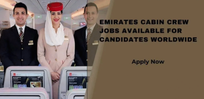 Emirates Cabin Crew Jobs Now Hiring Worldwide for 2025